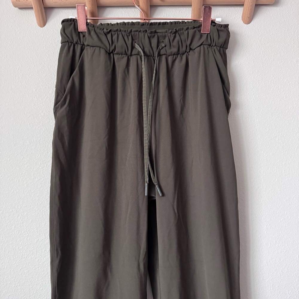lululemon athletica Olive Green Drawstring Joggers - Picture 3 of 9